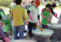 쌀자장 무료급식